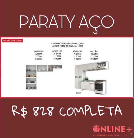 Armário Paraty Aço completa