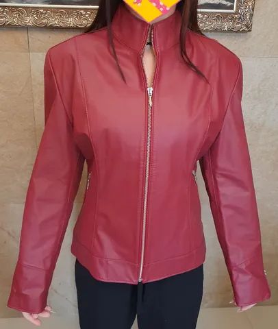 Jaqueta Cris Couro Legitimo