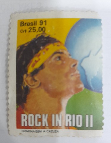 Selo Rock in Rio 2 - Cazuza