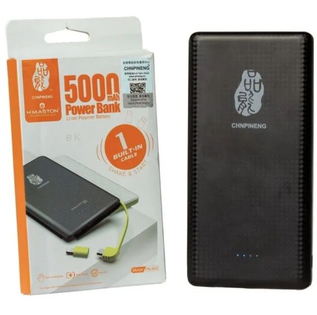 Bateria Portátil Power Bank 5.000mah Universal H Mastron  PN 952