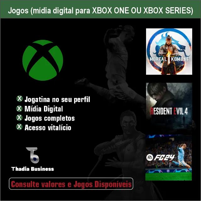 Jogos Xbox One Mídia Digital