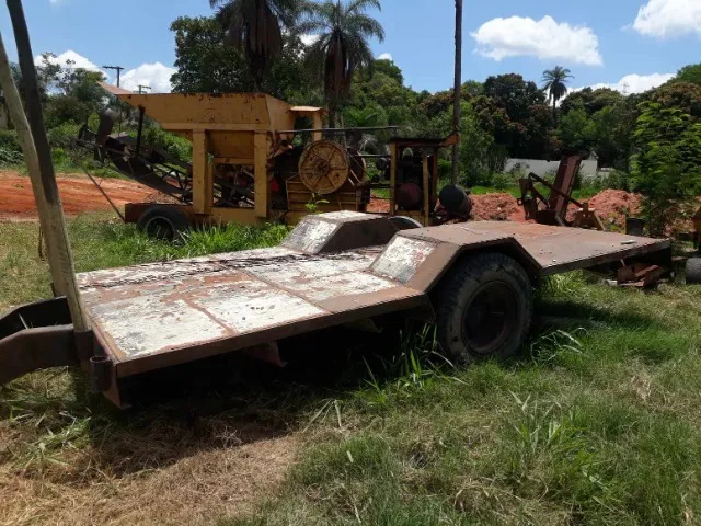 Caminhão de Madeira Carreta Lona 9 Eixos Infantil Vermelho - RJ