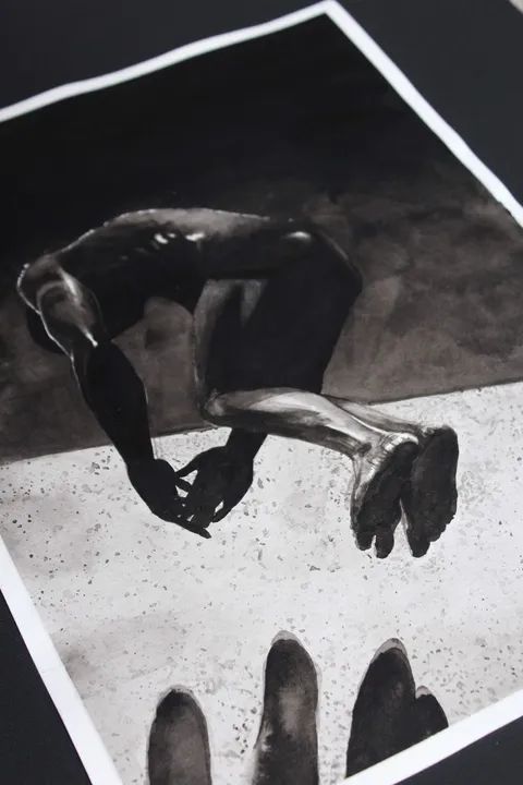 arte NAIF nanquim sobre papel Hahnemühle bamboo e algodão 