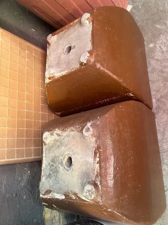 2 vasos impecáveis de cimento - Foto 2