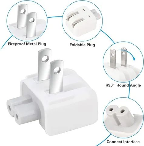 Adaptador de parede Mac AC Tomada Padrão Americano - Foto 2