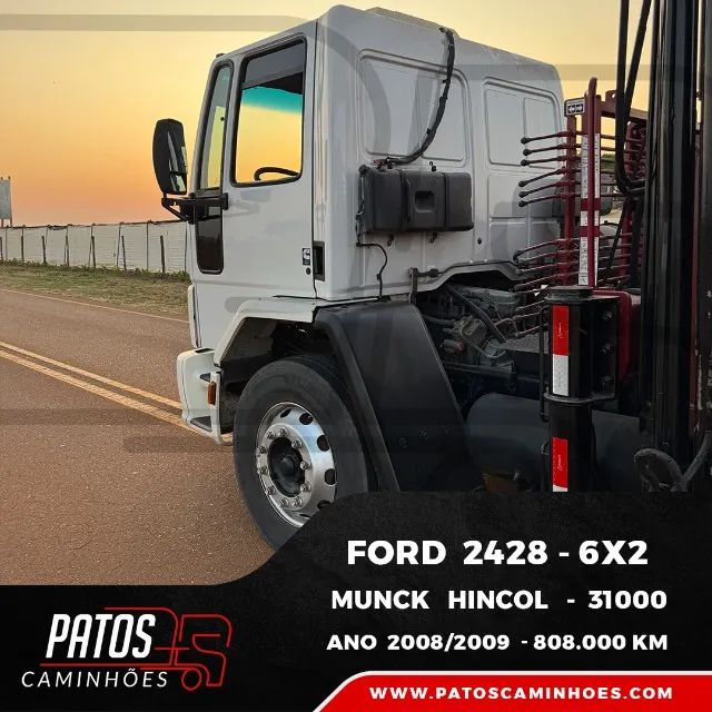 Ford 2428 6x2 Munck Hincol 3100 2008/2009 - Foto 9