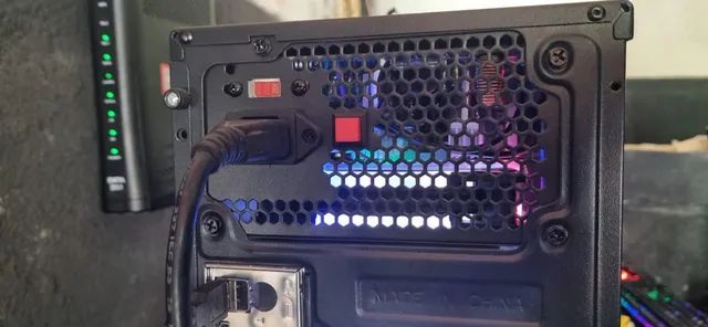 Fonte Gamer Atx 600w Real Vinik Dash Rgb Vfg600pr 110/220v Cor Preto 110v/220v - Foto 3