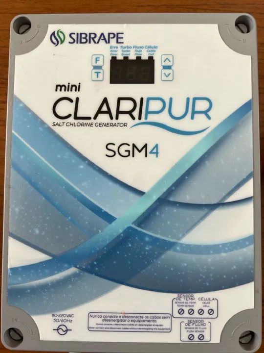 Gerador De Cloro Para Piscina Até 13m³ 4g/h Claripur Sibrap - Foto 2