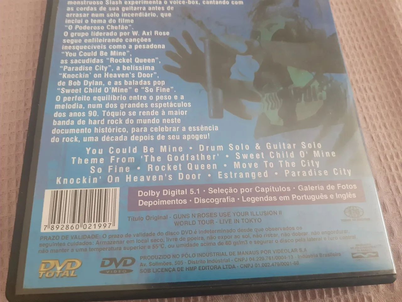 DVD Guns N' Roses - Use Your Illusion II World Tour - Live In Tokyo - Foto 3