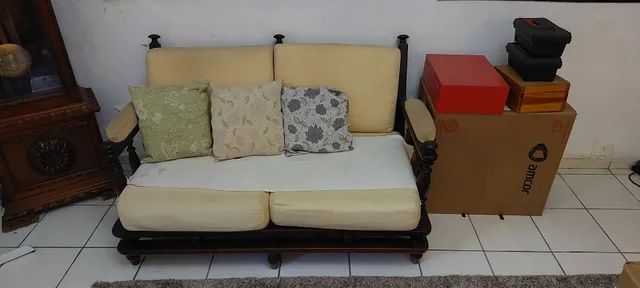 Conjunto de sala madeira maciça  - Foto 3