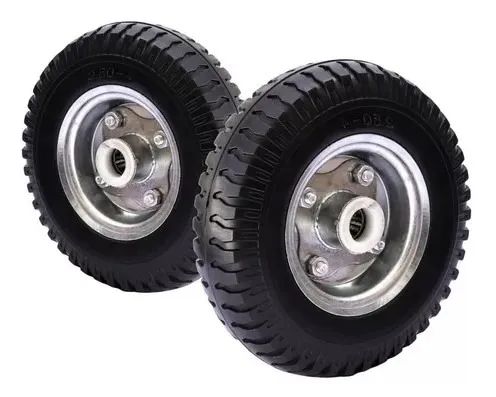 RODA C/PNEU/CAMARA 250X 4 ARO METALICO