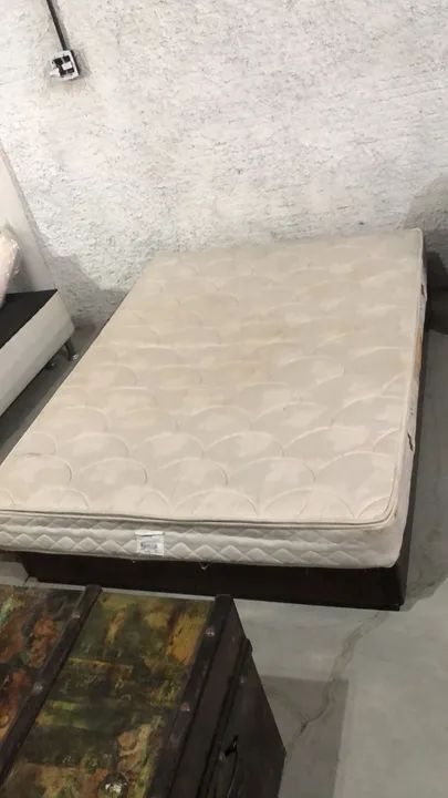 Cama Madeira Viúva Completa