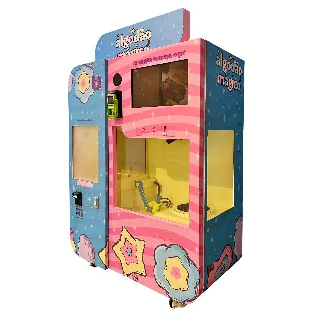 Máquina Algodão Doce Automática (vending machine)