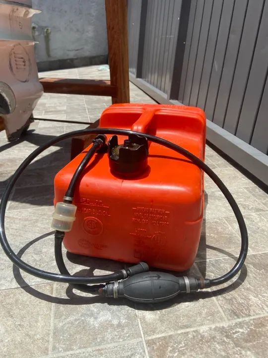 Motor de popa Johnson 2 tempos + MotorGuide + Tanque de Combustível - Foto 4