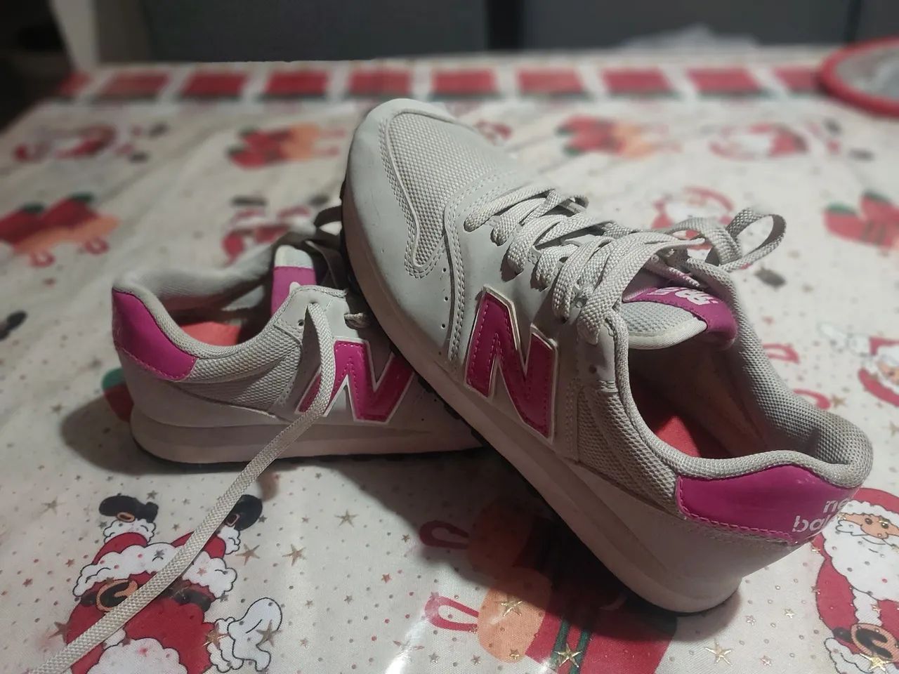 Tenis New Balance Feminino Cinza e Rosa 37 Calcados Parque Panamericano Sao Paulo 1365921241 OLX