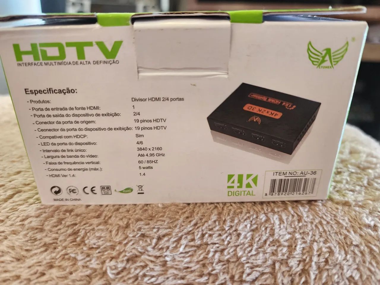 Divisor HDMI 1x4 portas - Foto 2