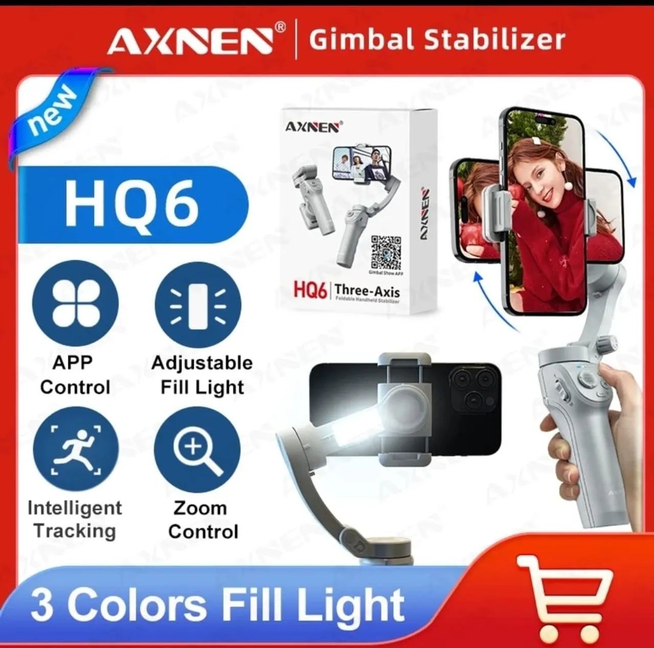 Estabilizador Gimbal Axnen hq6