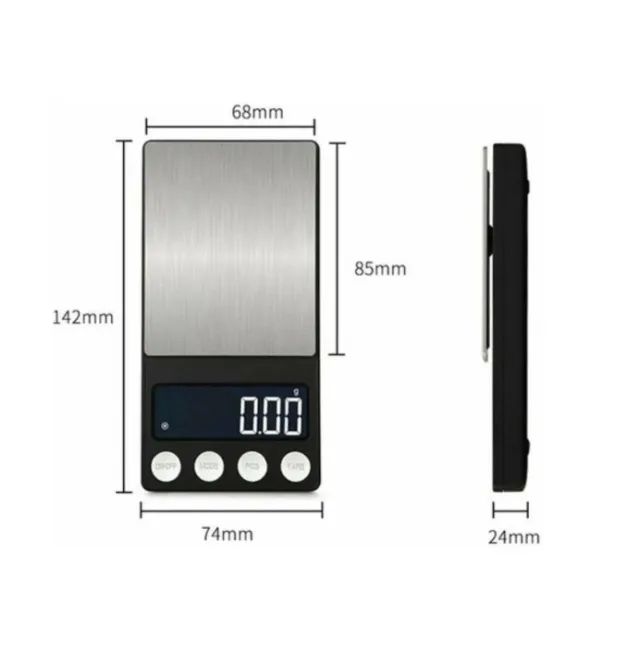 BALANÇA DE PRECISÃO DE BOLSO POCKET SCALE SEM MARCA CX-SERIES - Foto 5