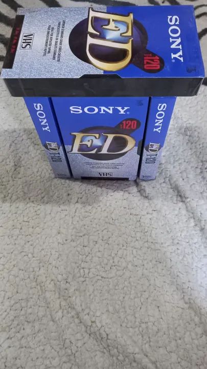 Fitas VHS Sony ED - 120 minutos - VHS - Foto 3