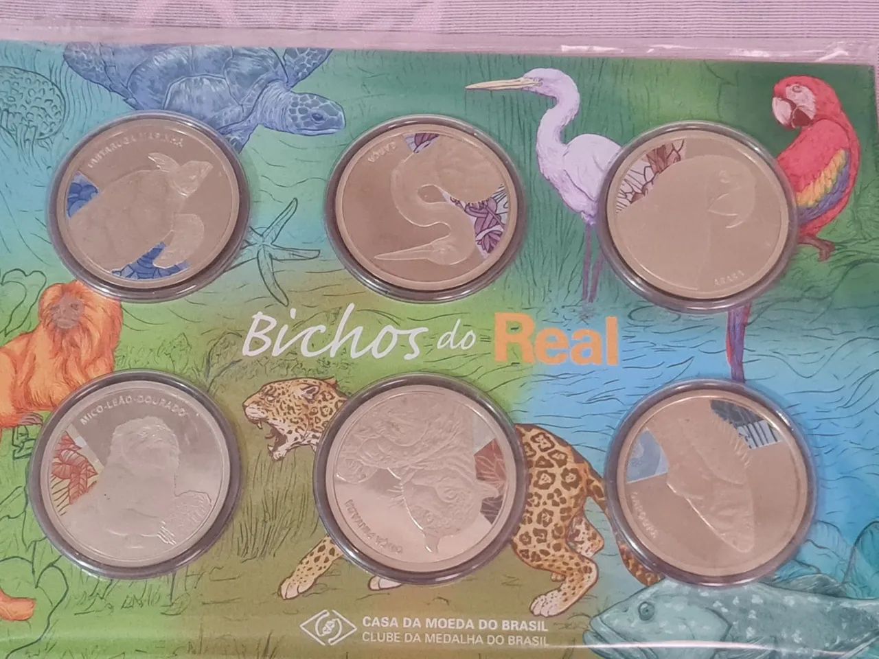 Medalhas Comemorativas "Bichos do Real" - Cuproníquel - Foto 4