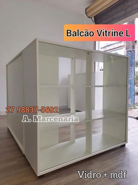 Balcão com vitrine ( novo ) - Foto 3