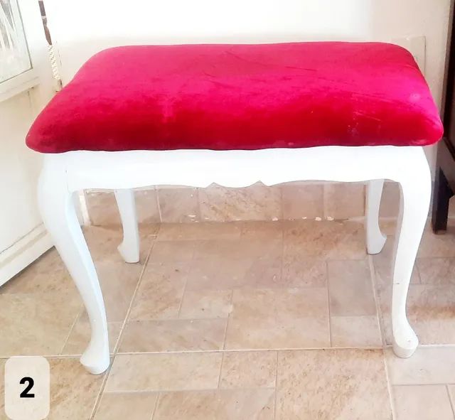 Banqueta Estofada Laqueada  - Foto 2