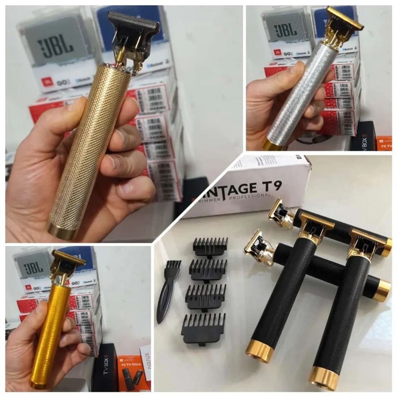 PROMOÇÃO DA ORIGINAL EM METAL/MÁquina de Cabelo/Barba/aparador pêlos VINTAGE T9 PRÓ - Foto 2