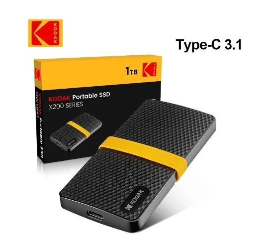 SSD Portátil Kodak com 1 Tera de Memória