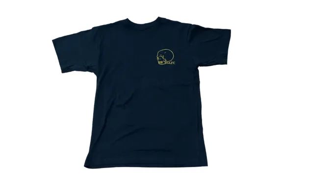 Camiseta Maze Crânio Tamanho "P" 100% Algodão