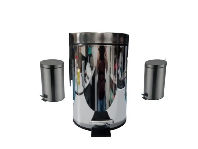 Lixeira Inox 3 Litros Ágata - Foto 5