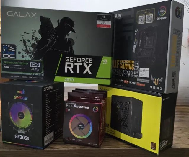 Pc Gamer Rysen 5600x/ galax rtx 2070 8GB/ 16GB Ram/ SSD Nvme 1tb/ SSD 480GB/ SSD 128 - Foto 6