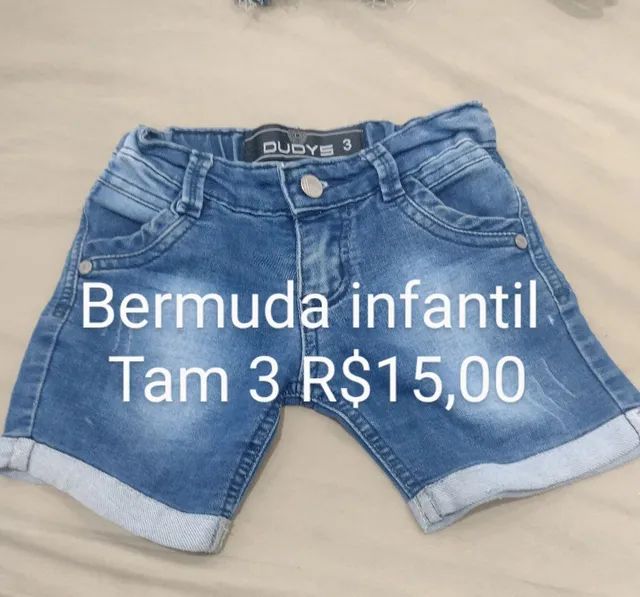 Dois shorts  infantil Tam 3/ valor para os dois  - Foto 4