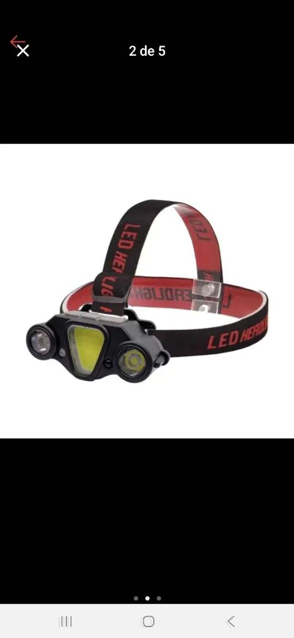 Lanterna de Cabeça LED - recarregáveis 
