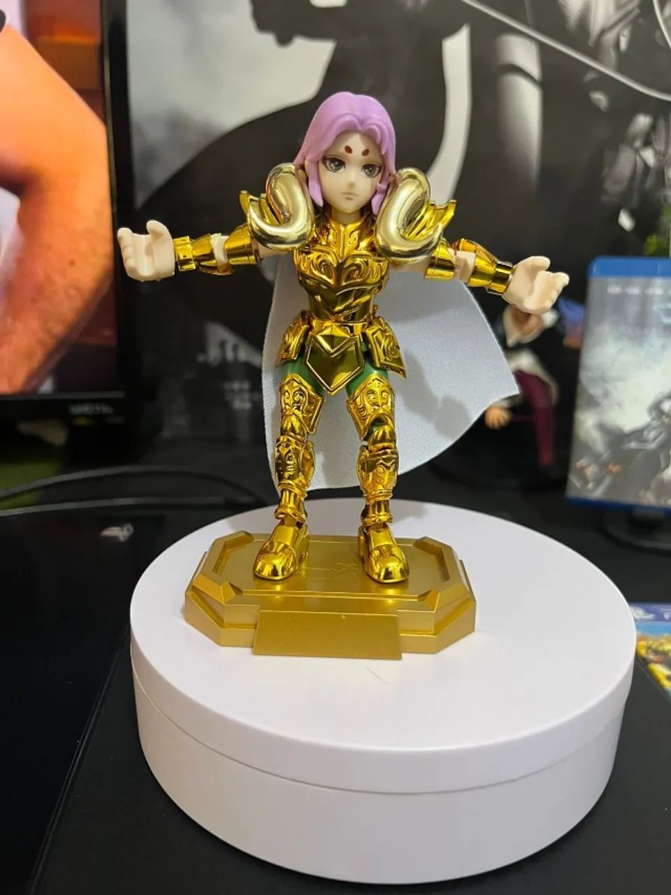 Action Figure Mu de Áries - Cavaleiros do Zodíaco  - Foto 4