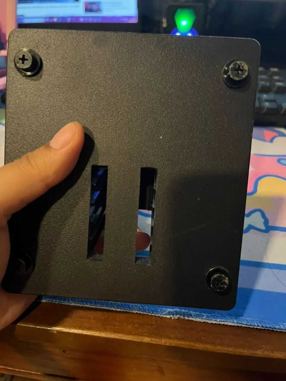 Suporte Para Mesa Lenovo Inc Thinkcentre Tiny Monitor Pc - Foto 3