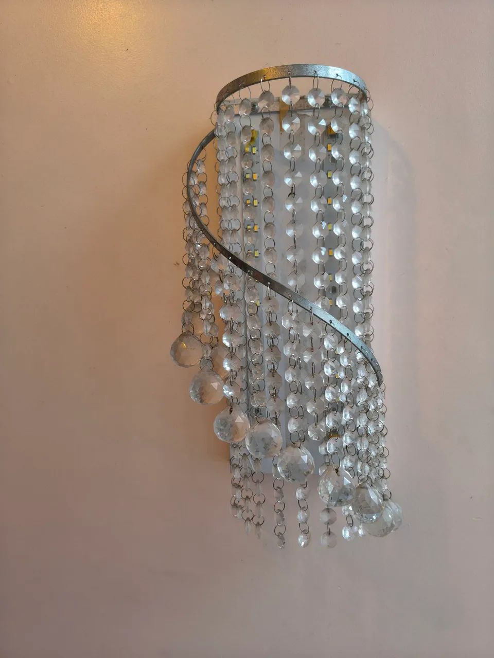 Lustre de cristal de parede (par)