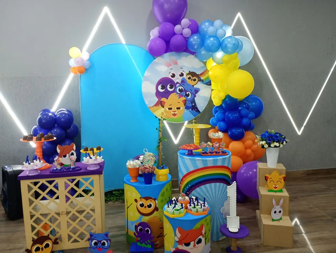Decoração de festas,pegue e monte