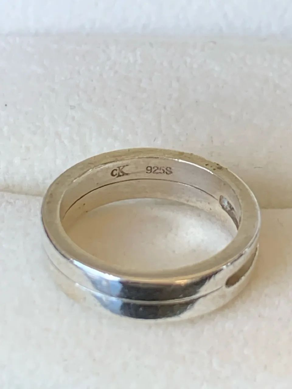 Calvin Klein Anel elegante de prata aro 11 - Foto 4