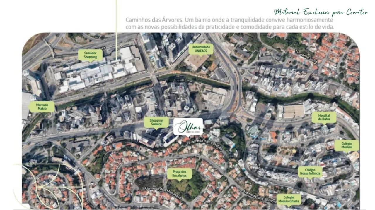 Apartamento Para Venda Com 130m² e 3 suítes No Olhar Caminho das Árvores - Salvador - BA - Foto 4