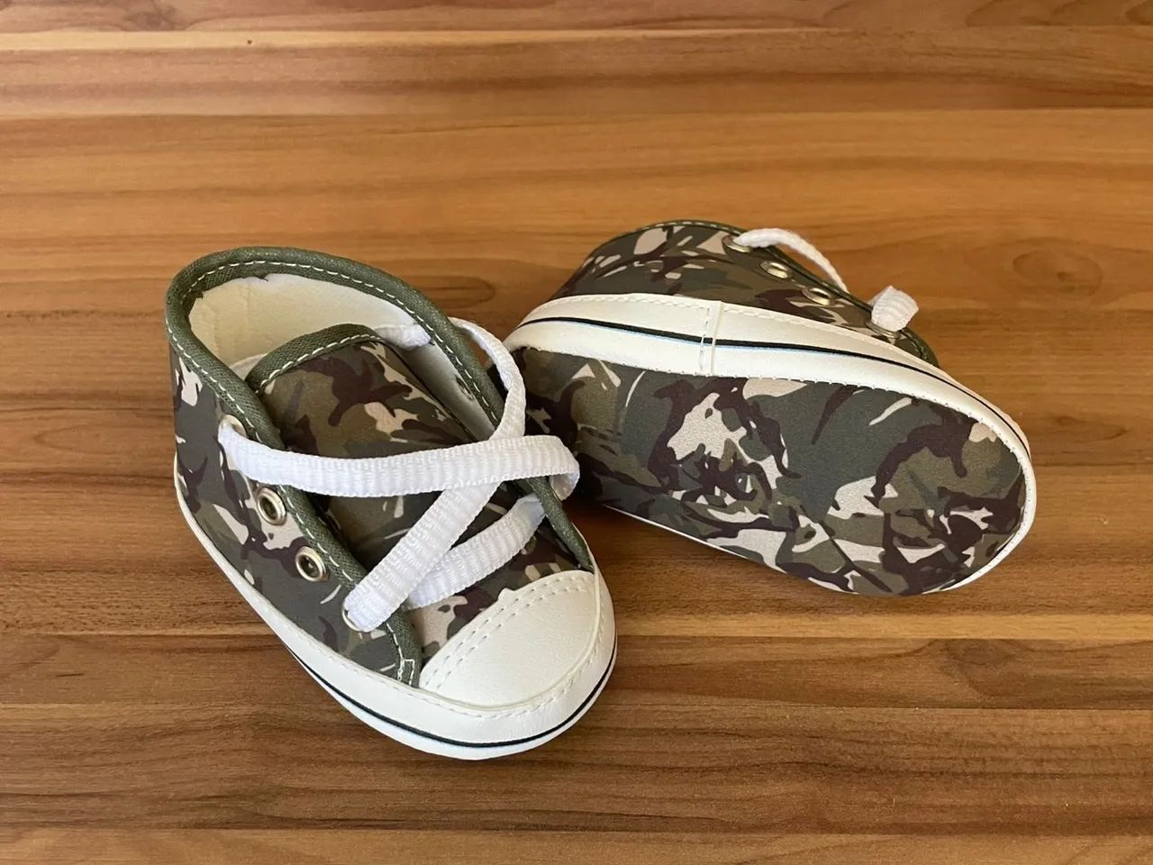 Tênis Infantil Camuflado - Tamanho Grande - Foto 2