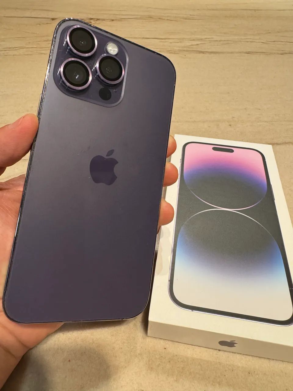 うみApple iPhone 14ProMAX 128GB Apple iPhone 14 Pro 128GB 5G Semi-Novo com Tela Super Retina XDR