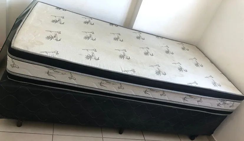 Cama Box Solteirão + Colchão Bamboo - Foto 3