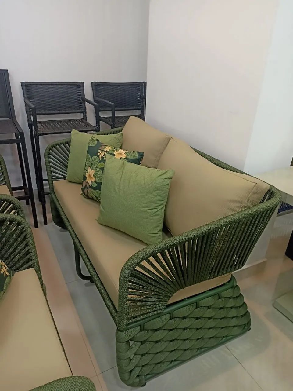 Jogo de sofa para área externa  - Foto 2