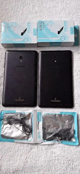 2 Tablet Samsung Tab A Pegam Chip faz Ligacao * aceito cartao por aprox** - Foto 2