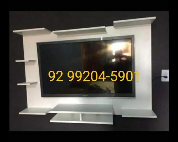 Painel de tv branco _______#