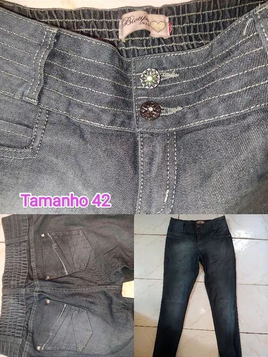 Lote de Calças Jeans - R$120 - Foto 5