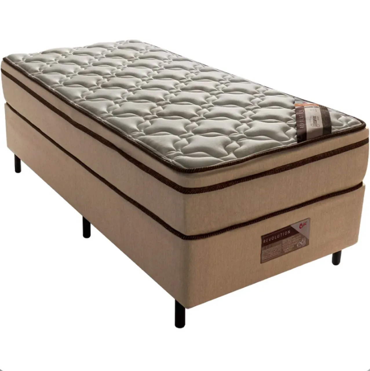 Cama Box Solteiro Revolution - Conforto e Qualidade