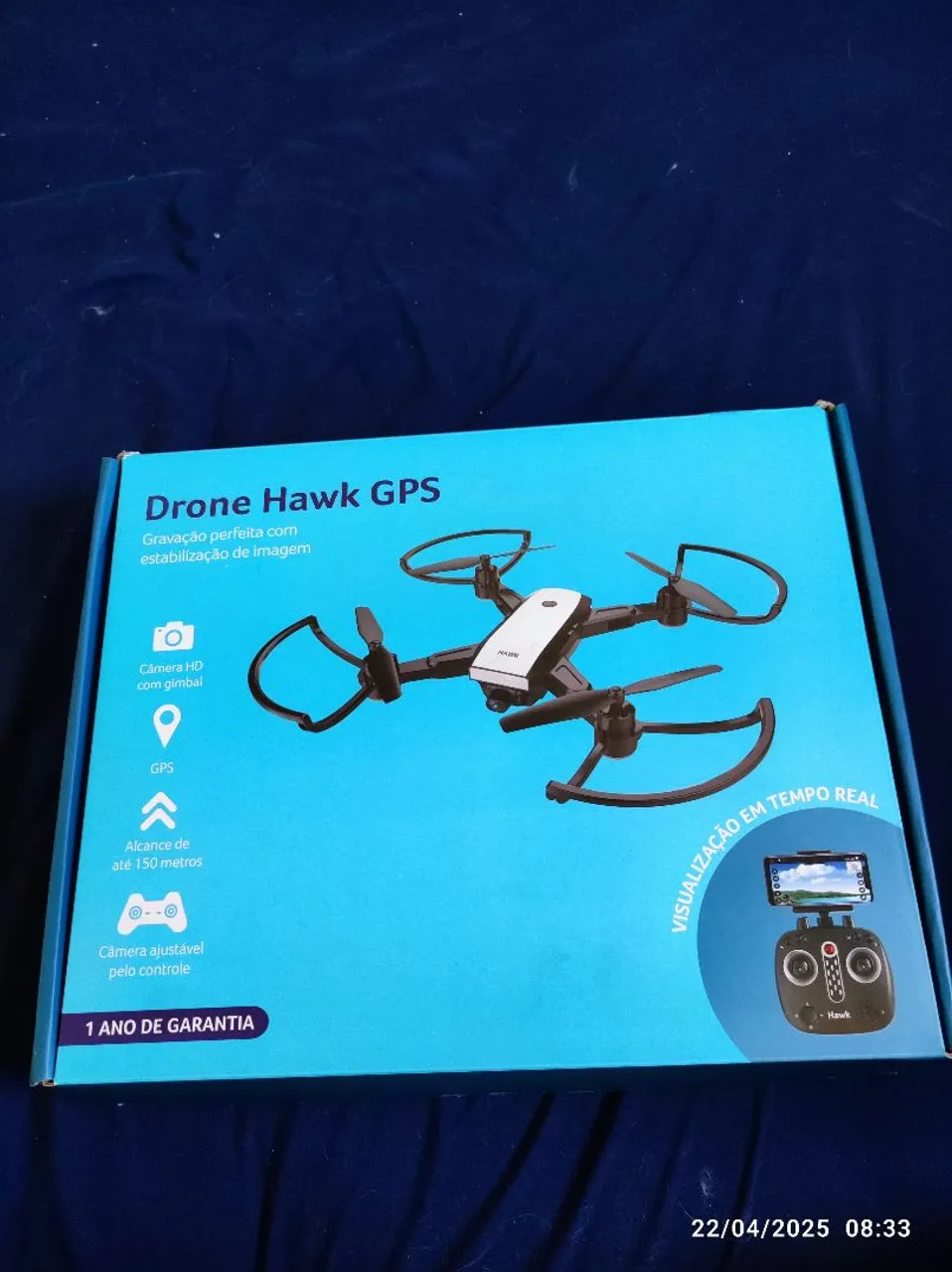 Drone Hawk GPS - Câmera HD