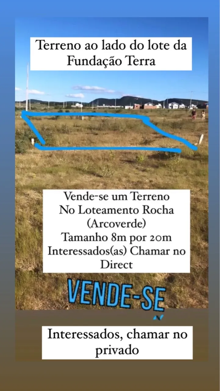 Terreno no Loteamento Rocha em Arcoverde