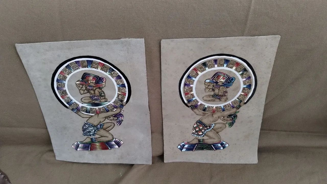 Dois Quadros indígenas bolivianos É para levar!  - Foto 4